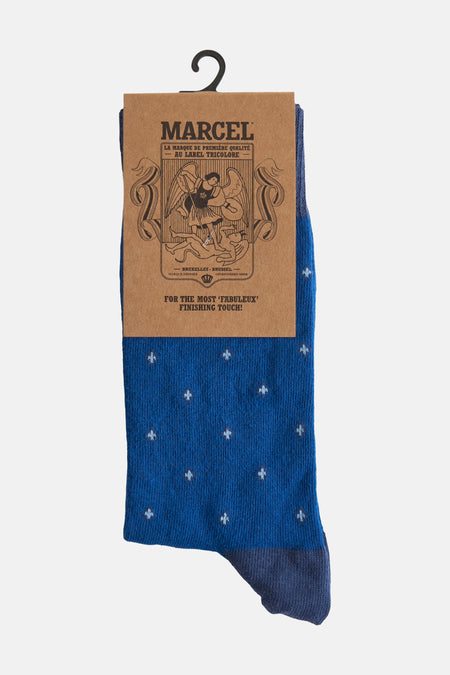 Chaussettes Bleu - Le Fabuleux Marcel de Bruxelles