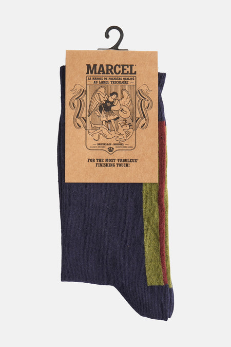 Chaussettes bleu - Le Fabuleux Marcel de Bruxelles