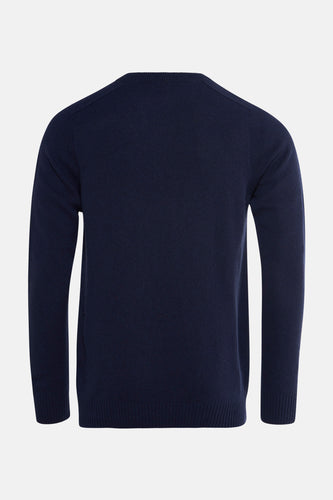 Pull à col rond - bleu - Le Fabuleux Marcel de Bruxelles