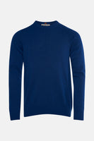 Pull à col rond - bleu