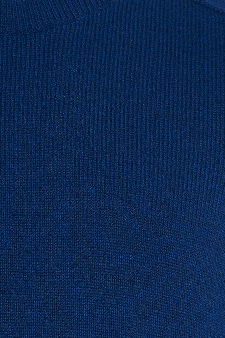 Pull à col rond - bleu