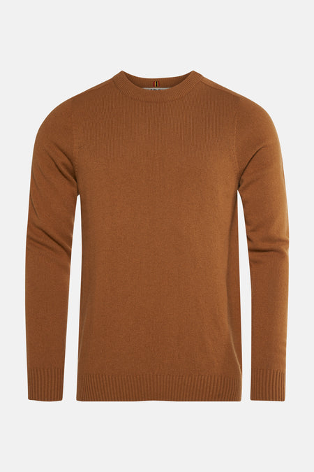 Pull à col rond - beige