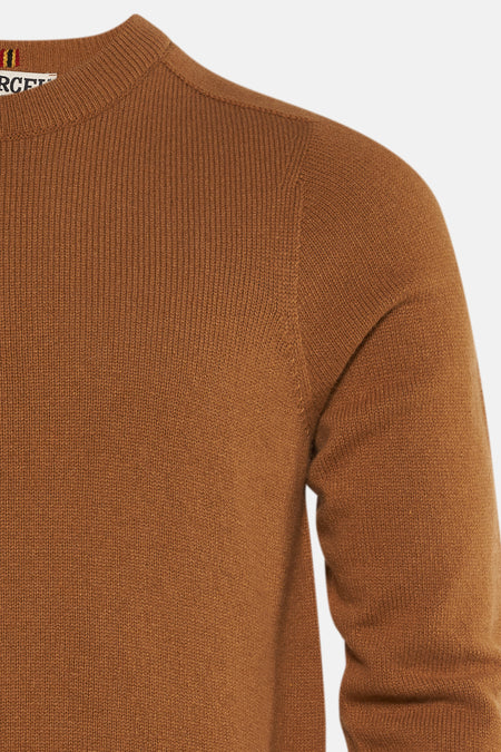 Pull à col rond - beige