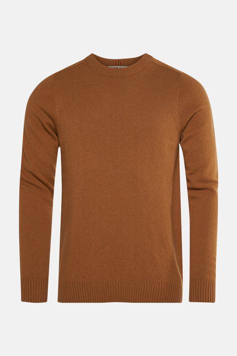 Pull à col rond - beige