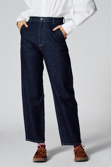 Jeans coupe spécial Dark blue denim - Le Fabuleux Marcel de Bruxelles