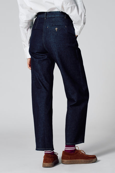 Jeans coupe spécial Dark blue denim - Le Fabuleux Marcel de Bruxelles