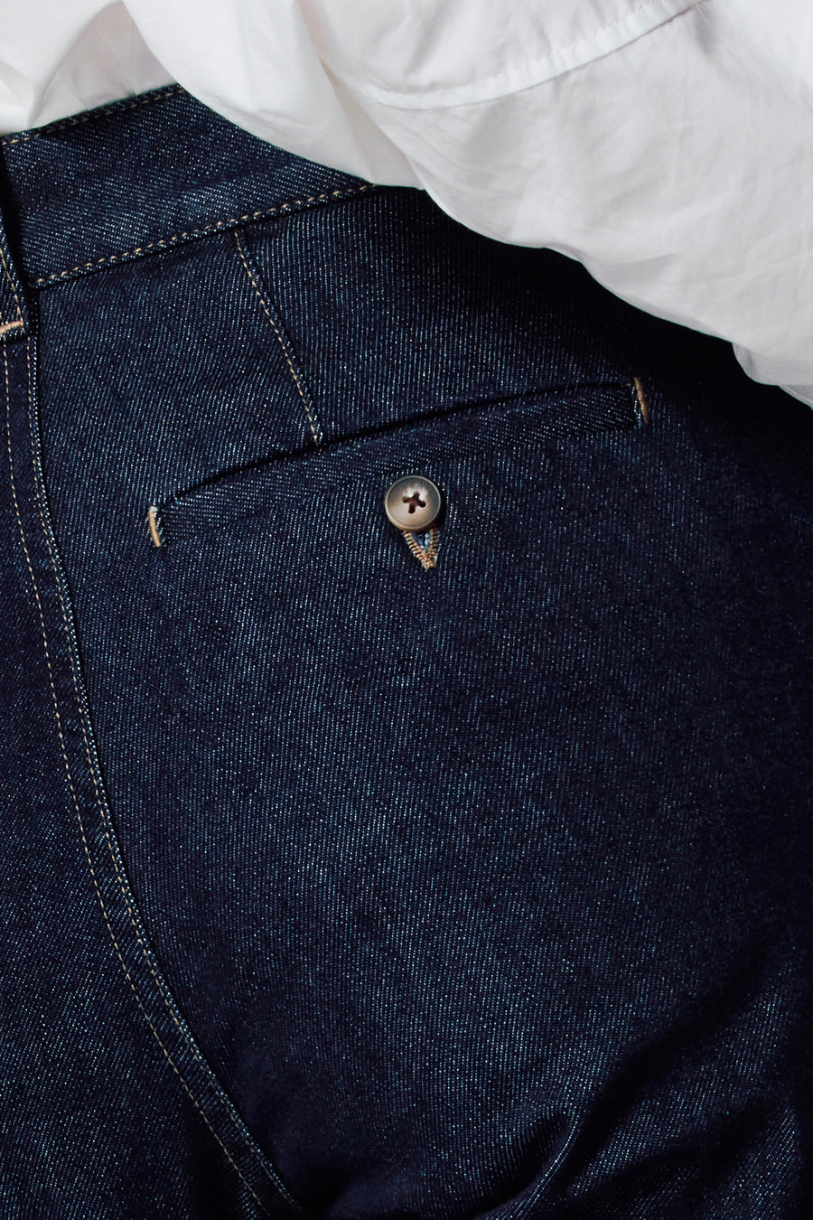 LE JEAN CHINO - dark blue denim - Le Fabuleux Marcel de Bruxelles