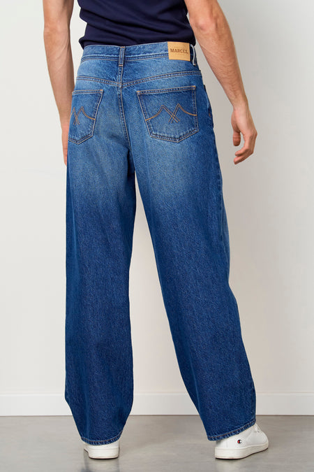 Le Jean Wide - Mid blue denim