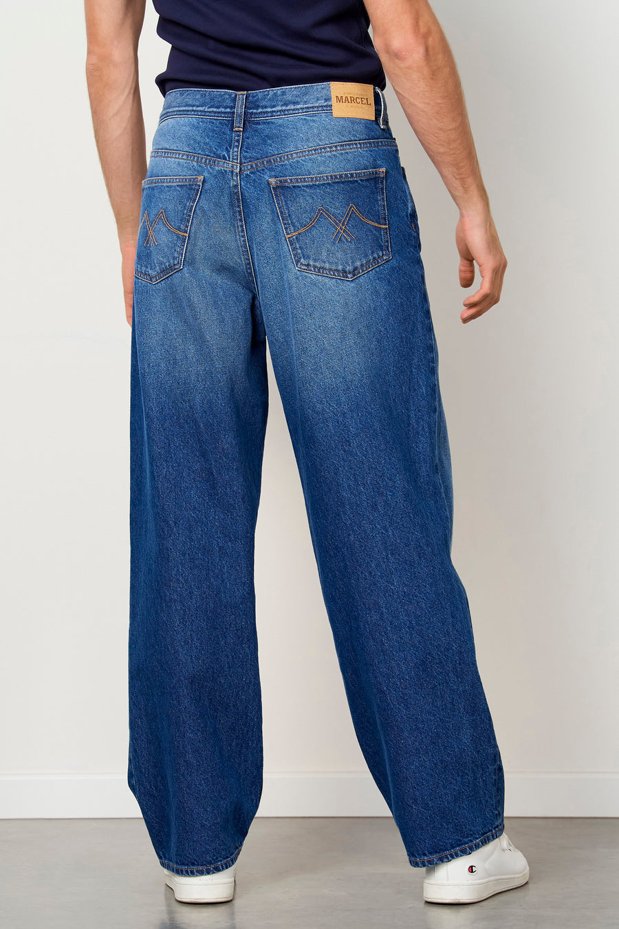 Le Jean Wide - Mid blue denim