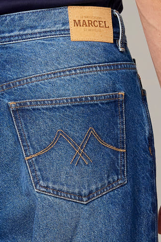 Le Jean Wide - Mid blue denim