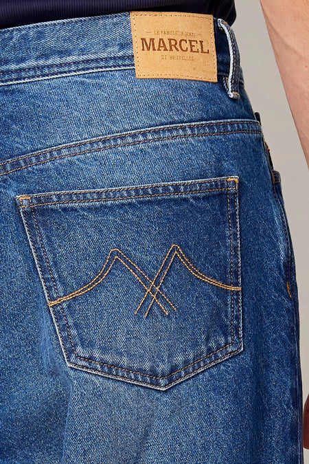 Le Jean Wide - Mid blue denim