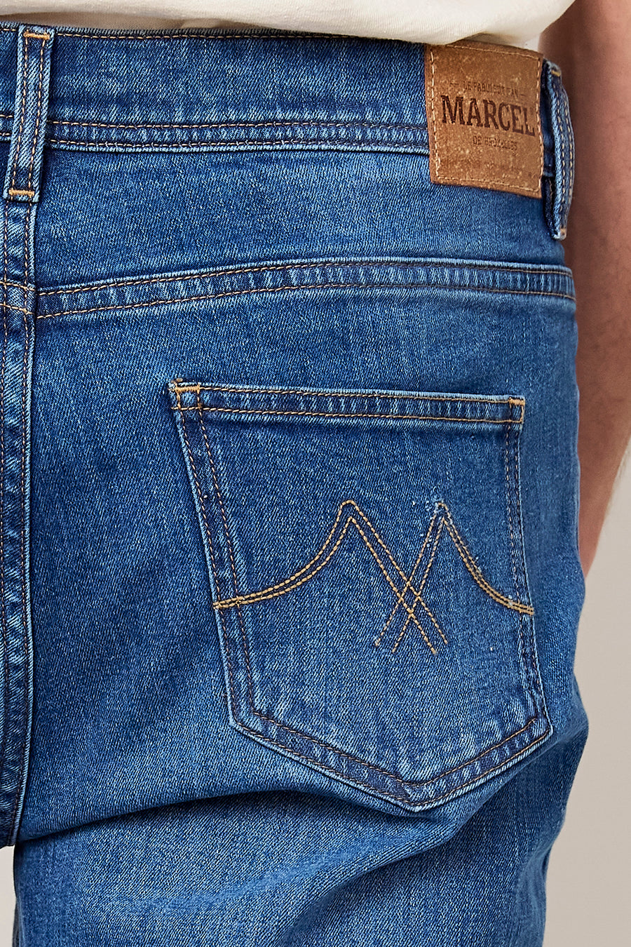 Le Jean - mid blue denim