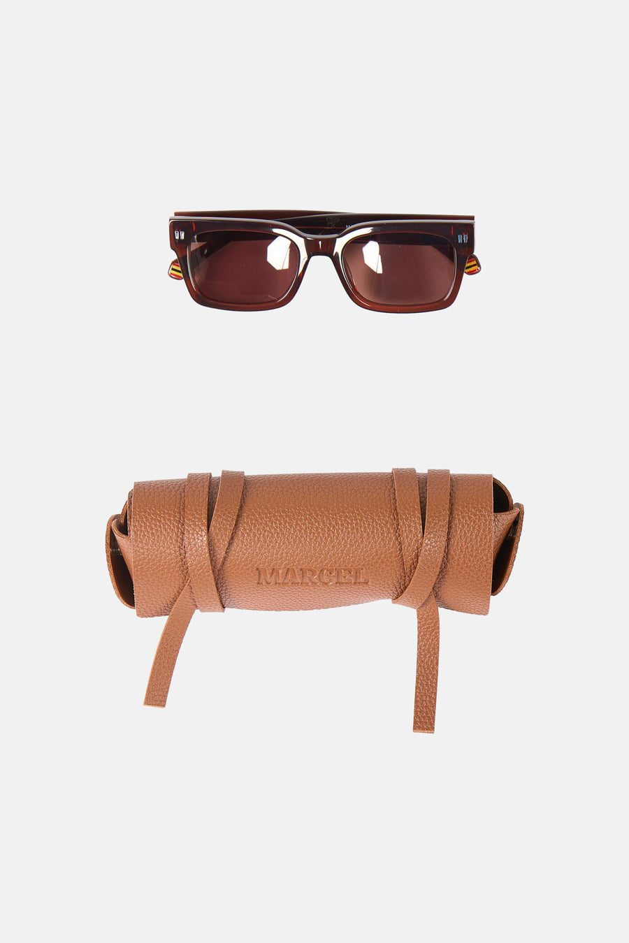 Lunettes de soleil - brun