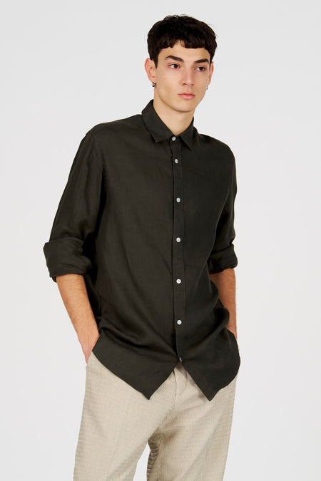 Chemise (manches longues) vert - Le Fabuleux Marcel de Bruxelles