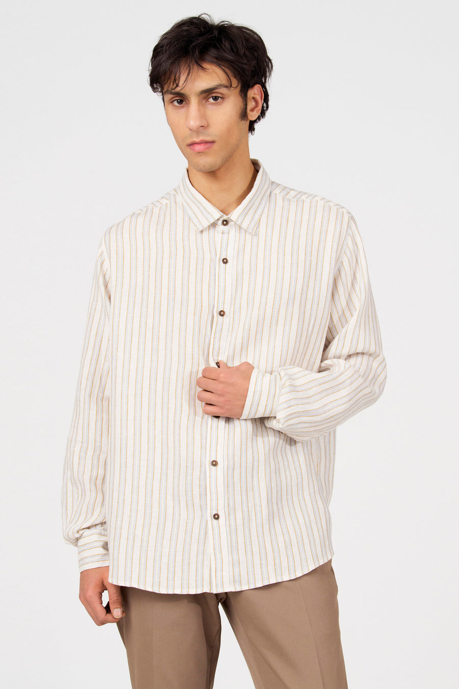 Chemise (manches longues) bleu - Le Fabuleux Marcel de Bruxelles