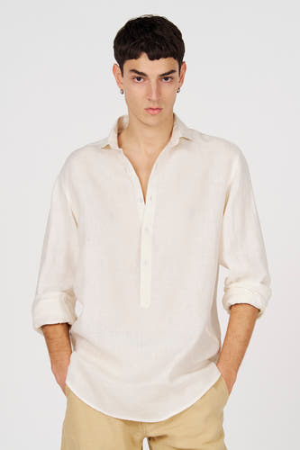 Chemise (manches longues) blanc - Le Fabuleux Marcel de Bruxelles