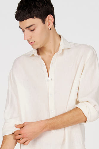 Chemise (manches longues) blanc - Le Fabuleux Marcel de Bruxelles