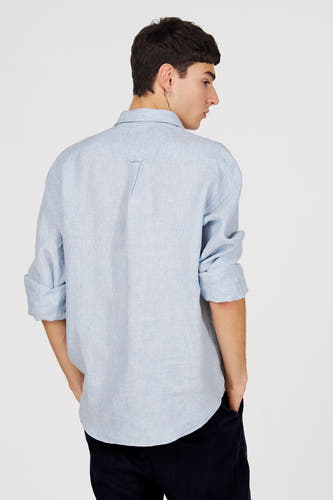 Chemise (manches longues) bleu - Le Fabuleux Marcel de Bruxelles