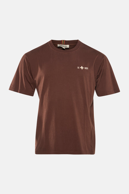 T-shirt à manches courtes - brun