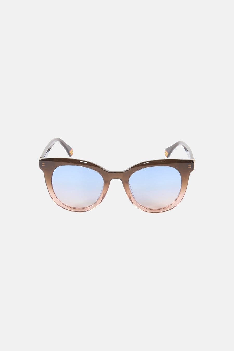 Lunettes de soleil marron de Le Fabuleux Marcel de Bruxelles, avec un dégradé subtil dans les verres et une monture marron.