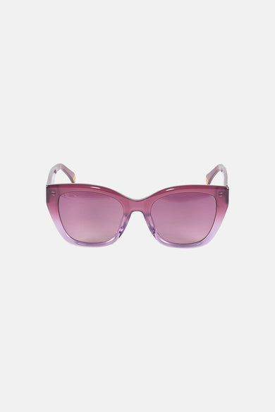Lunettes de soleil violettes de Le Fabuleux Marcel de Bruxelles avec un verre à dégradé.