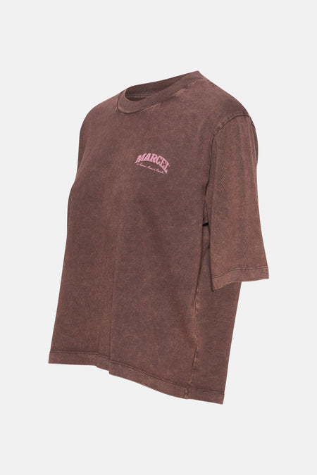 T-shirt à manches courtes - brun