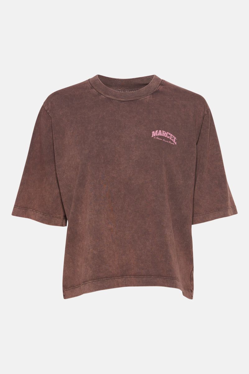 T-shirt à manches courtes - brun