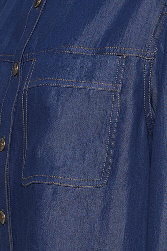 Chemise à manches longues - dark blue denim - Le Fabuleux Marcel de Bruxelles - 5