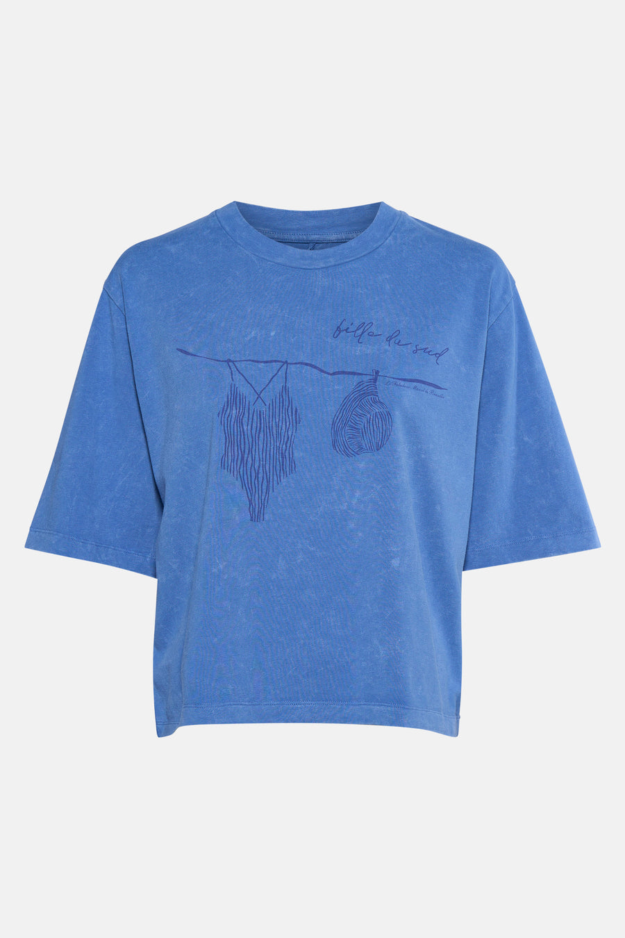 T-shirt à manches courtes - Bleu - Le Fabuleux Marcel de Bruxelles