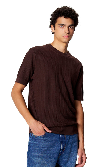 T-shirt à manches courtes - brun