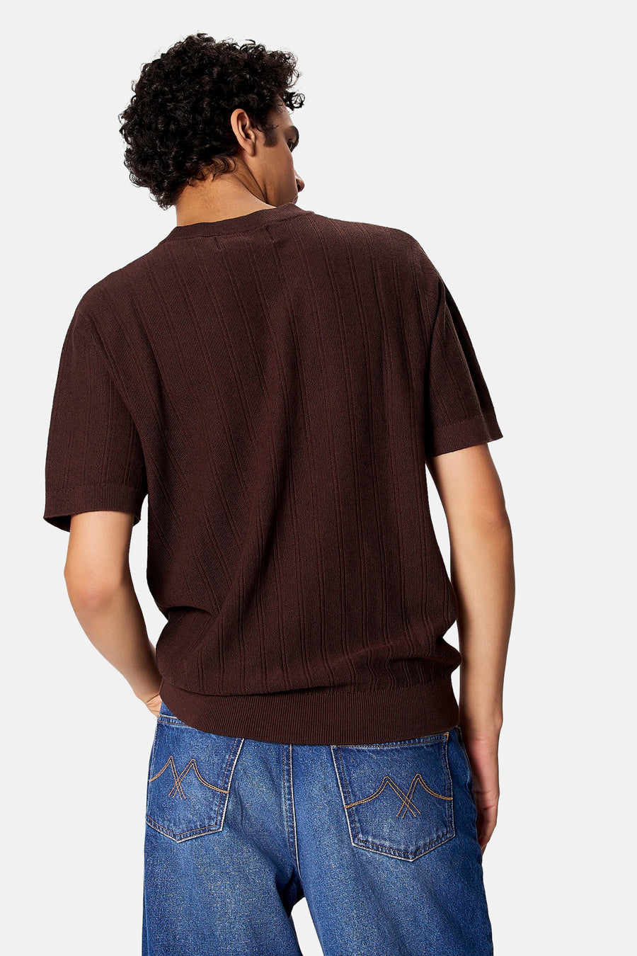 T-shirt à manches courtes - brun
