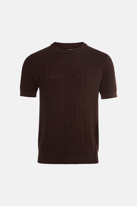 T-shirt à manches courtes - brun