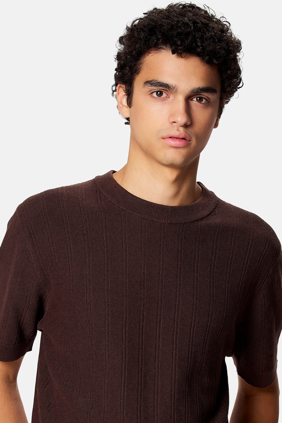 T-shirt à manches courtes - brun