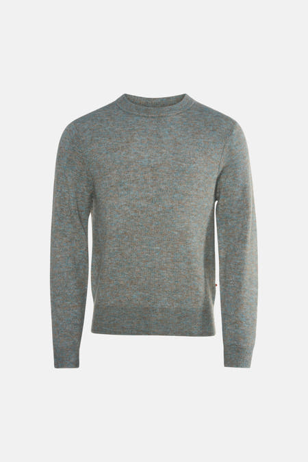 Pull col O - bleu