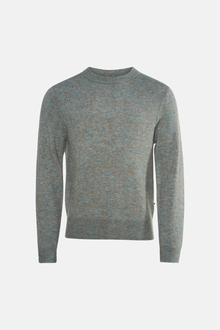 Pull col O - bleu