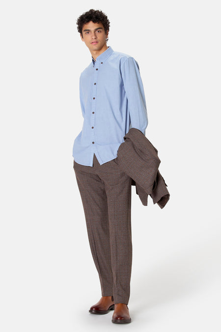 Chemise (manches longues) bleu - Le Fabuleux Marcel de Bruxelles