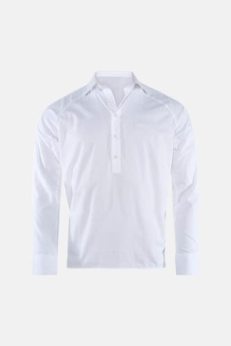 Chemise à manches longues - blanc
