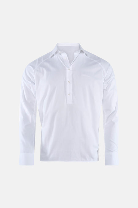 Chemise à manches longues - blanc