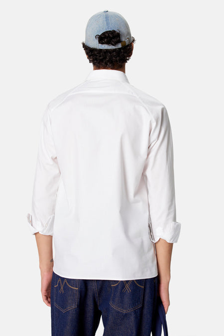 Chemise à manches longues - blanc