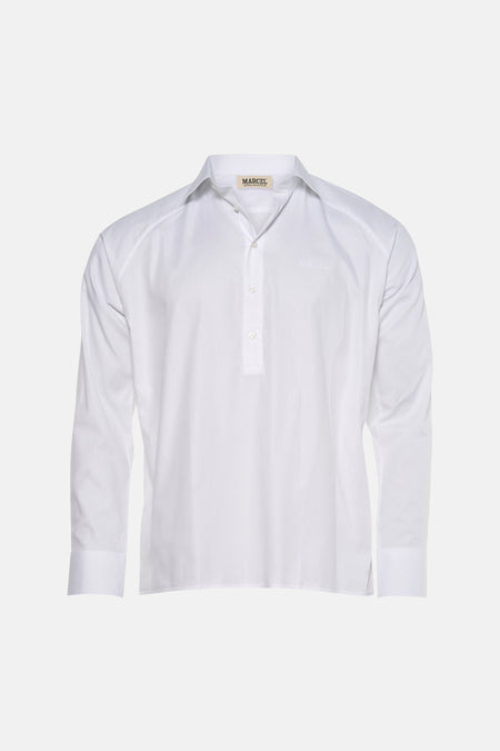 Chemise à manches longues - blanc