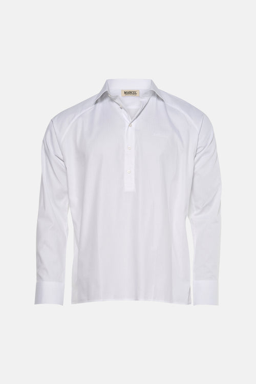 Chemise à manches longues - blanc