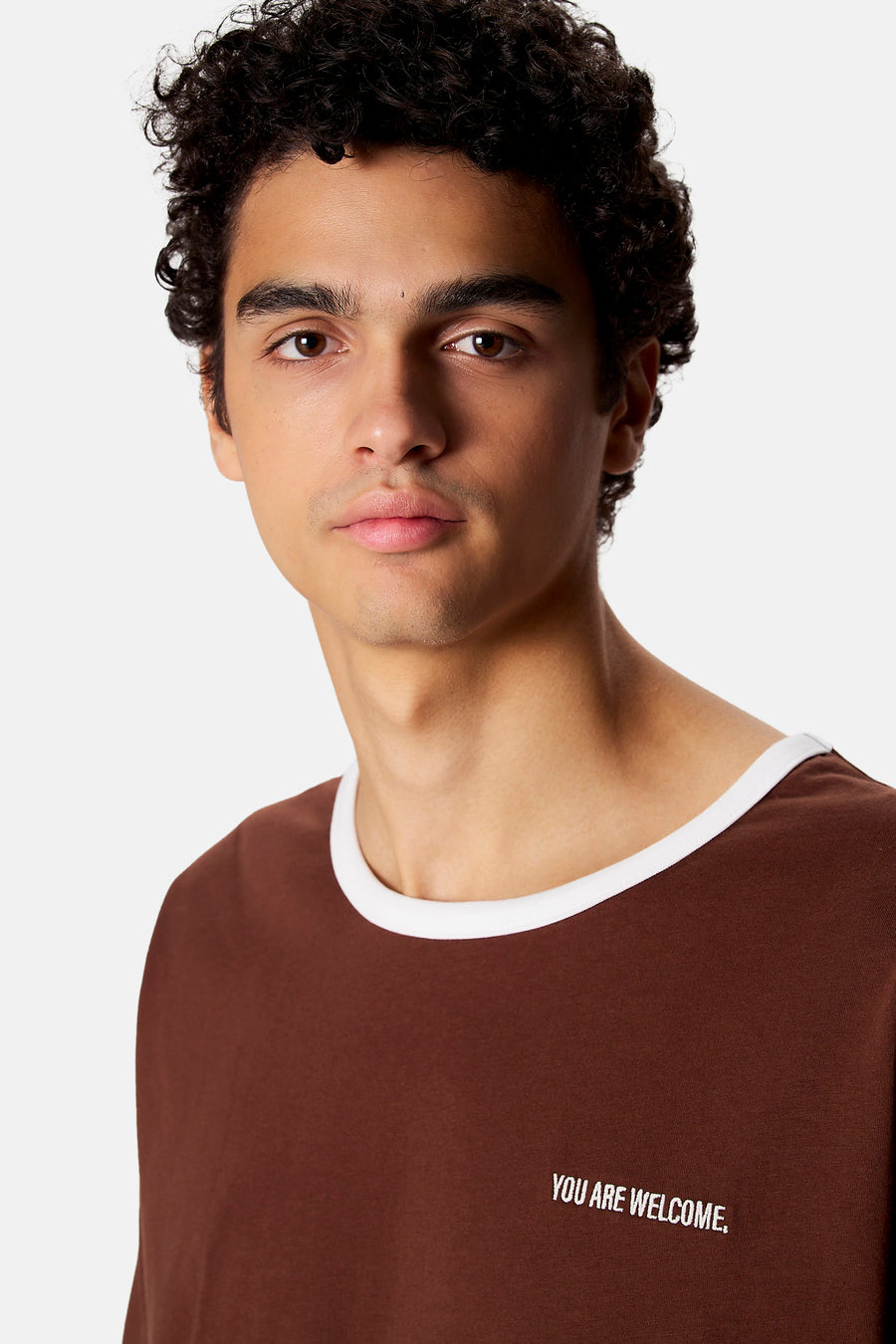 T-shirt à manches courtes - brun