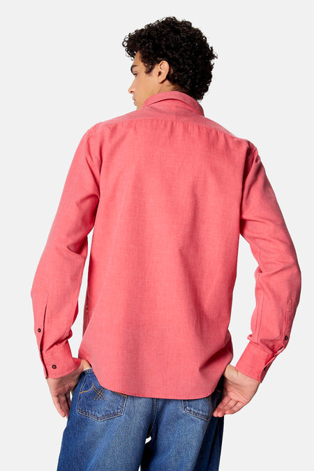 Chemise à manches longues - rouge