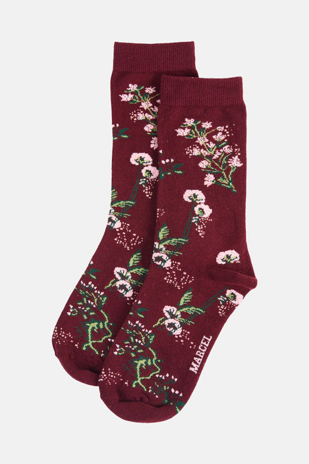 Chaussettes mauve - Le Fabuleux Marcel de Bruxelles
