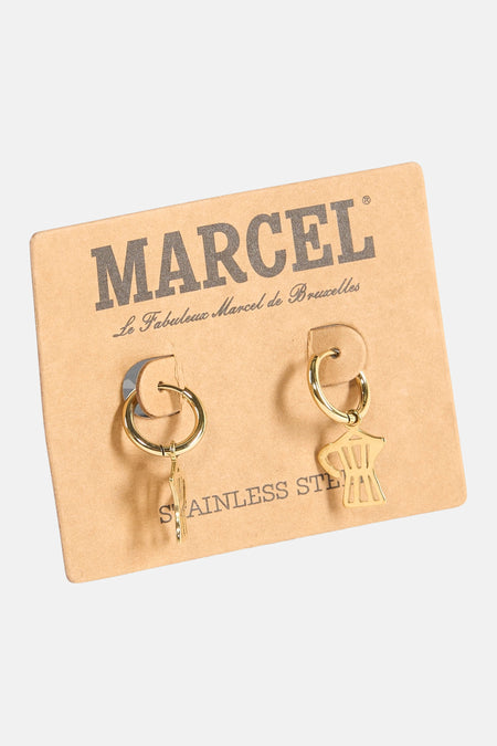 Boucles d'oreilles - doré
