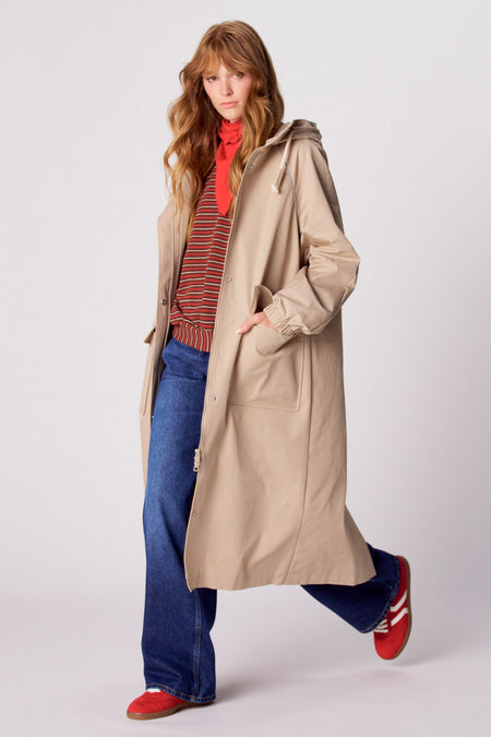 Veste longue - beige