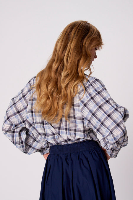 Blouse à manches longues - multicolore