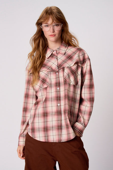 Chemise à manches longues - multicolore
