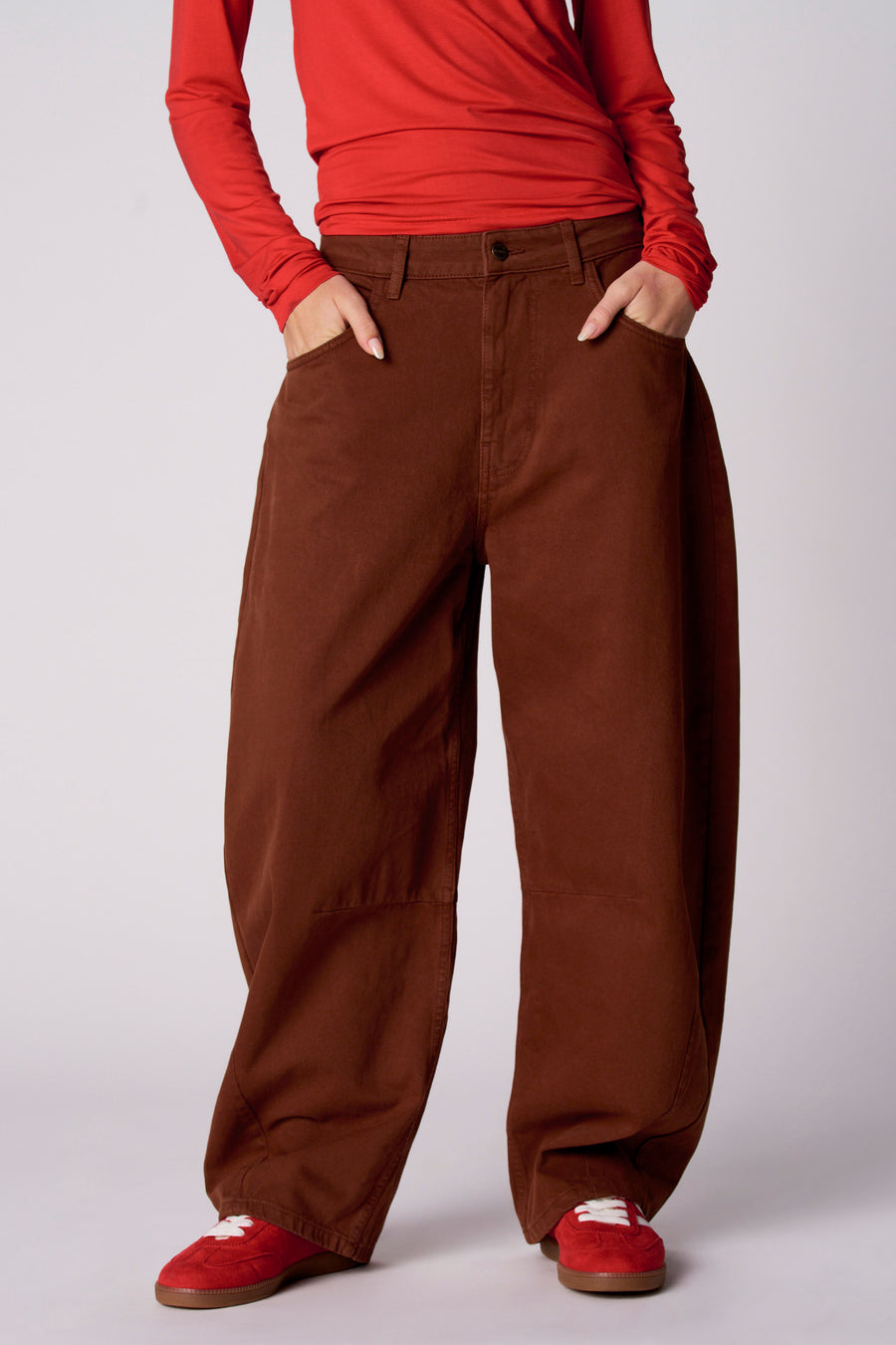 Pantalon - brun