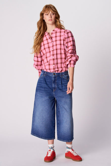 LE KET - dark blue denim